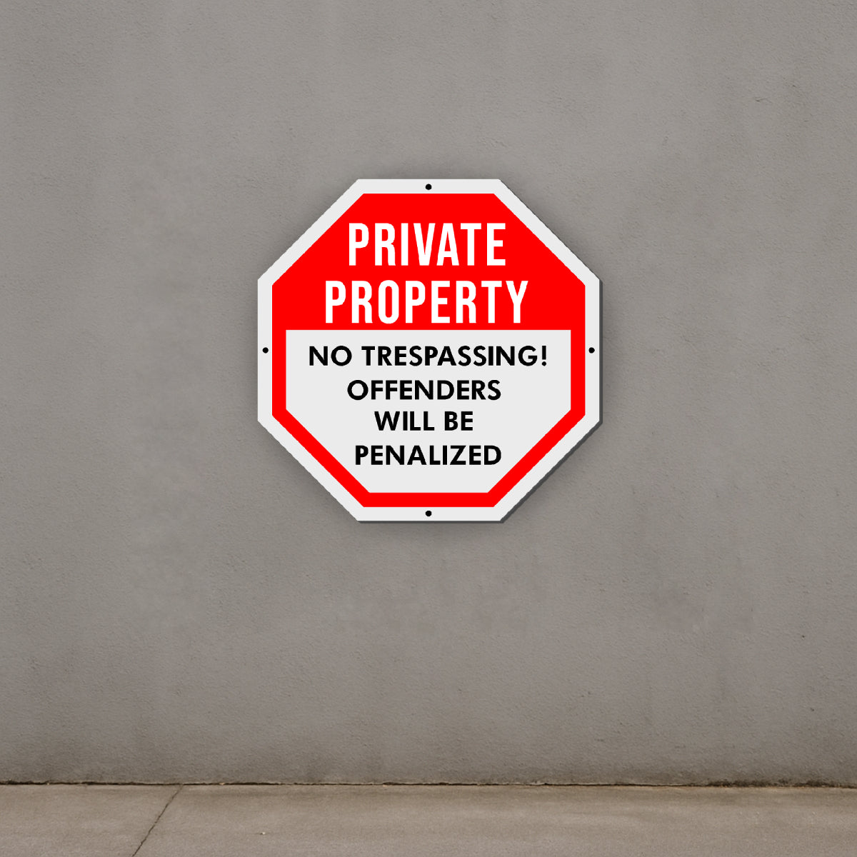 No Trespassing Sign