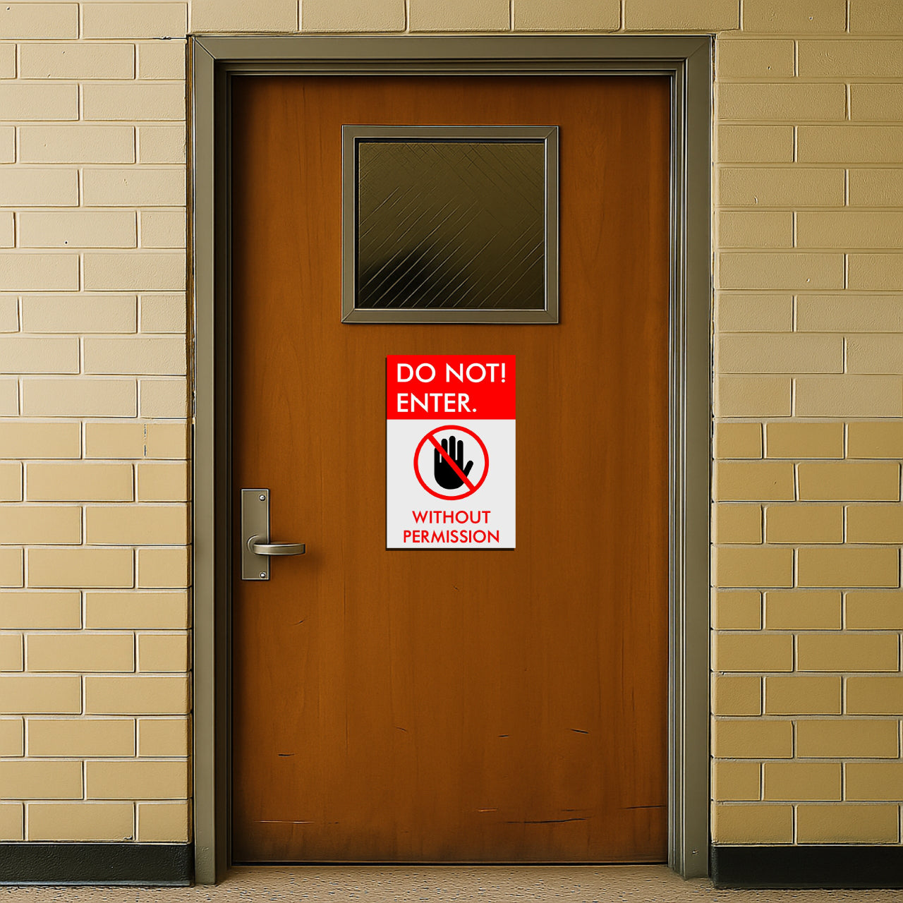 Do not Enter | Sign