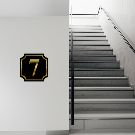 Floor Number Plate