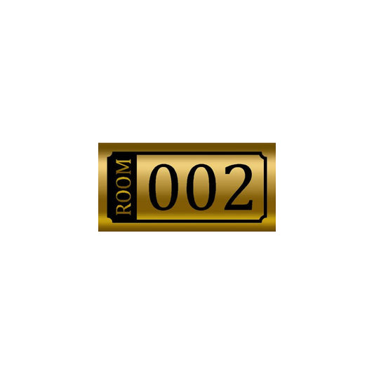 Room No. Plate |  Brass / ACP