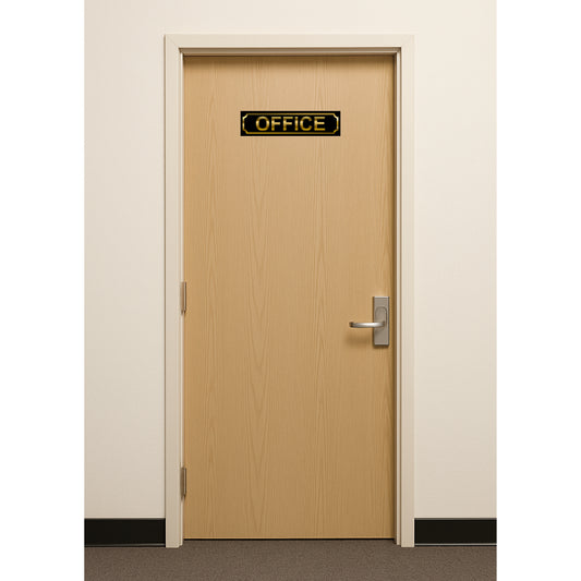 Door Name Plate | Golden