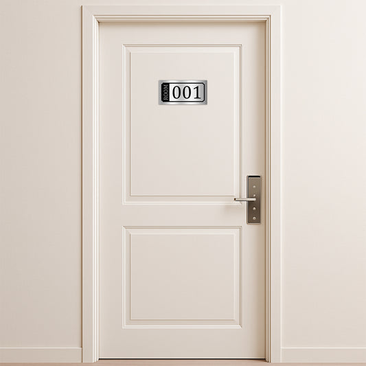Room No. Plate |  Steel / ACP