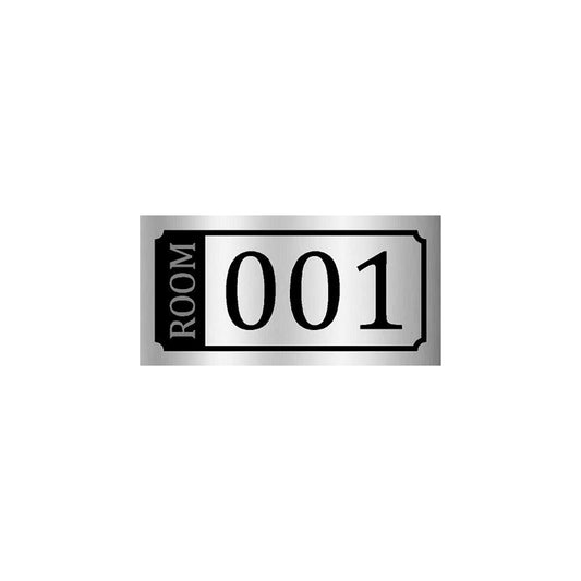 Room No. Plate |  Steel / ACP